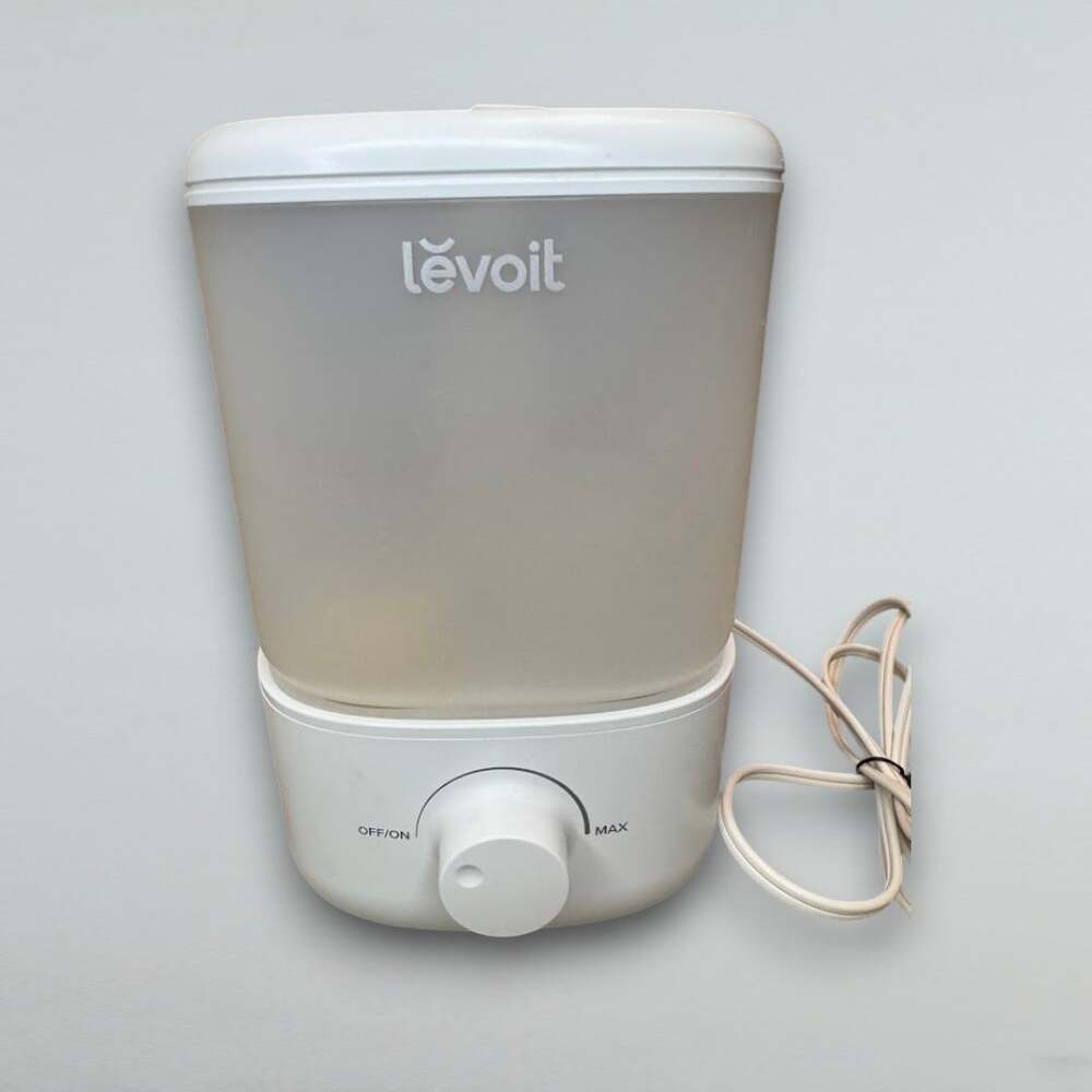 White Ultrasonic Cool Mist Humidifier Adjustable Mist Bedroom Nursery